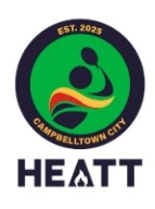 Campbelltown City HEATT Table Tennis Club logo
